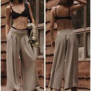 Anthropologie DAILY PRACTICE Fifth Position Wide Leg Sweatpants, S Small